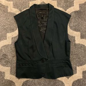 BCBG | Fitted Blazer Vest | Black | M